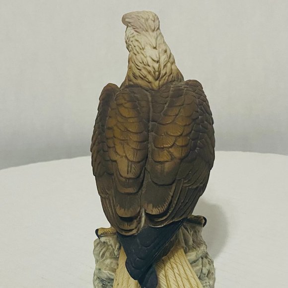 VTG Bald Eagle By Andrea Japan Porcelain Ceramic Figurine Bird Statue By Sadek - Picture 11 of 17